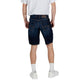 Armani Exchange Blue Cotton Bermuda Shorts Mens Shorts