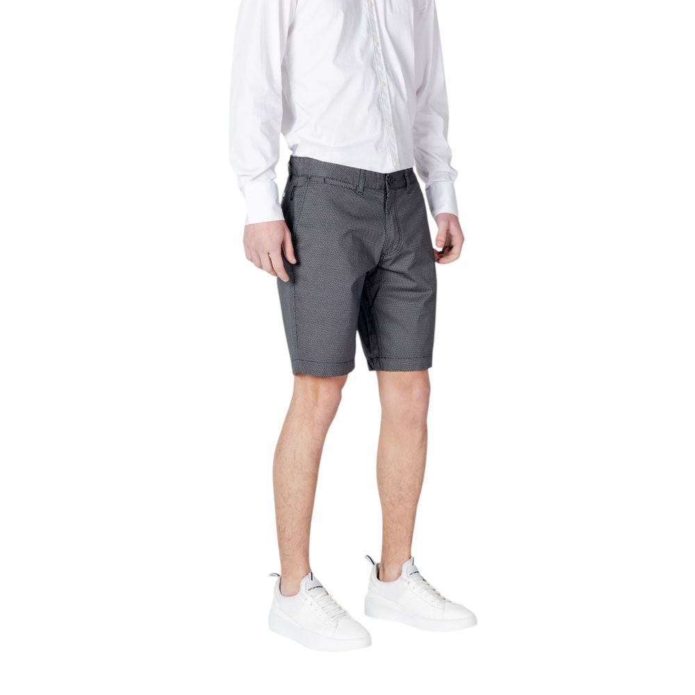 Armani Exchange Blue Cotton Shorts Mens Shorts