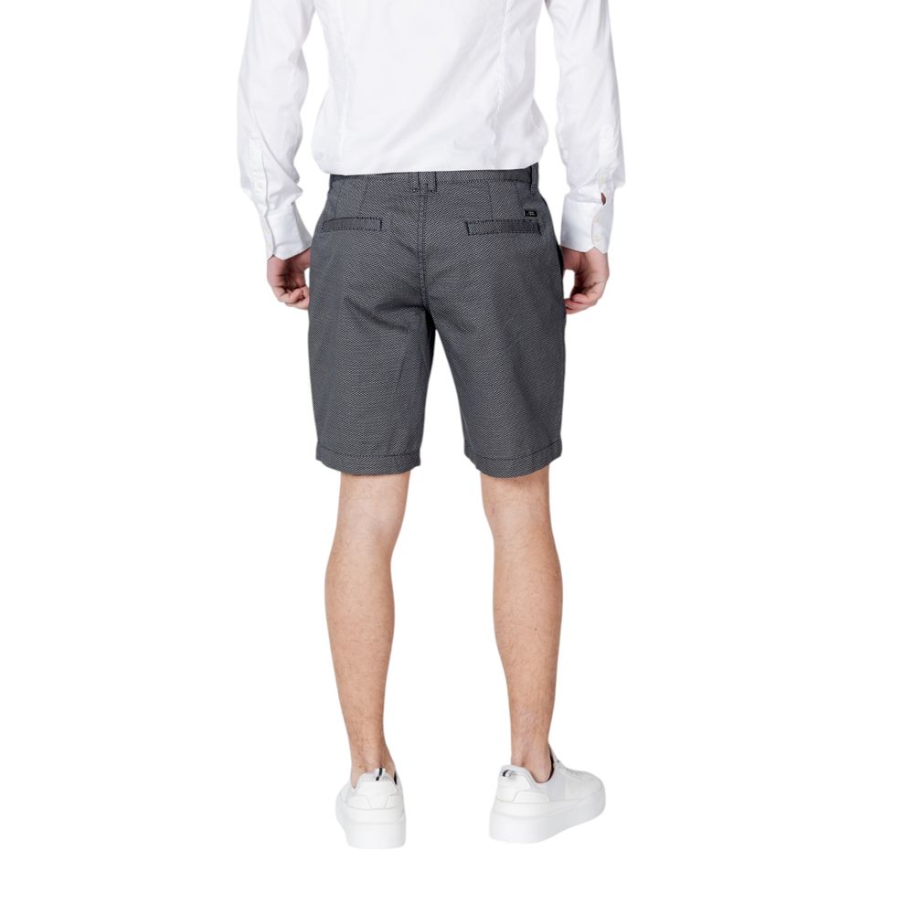 Armani Exchange Blue Cotton Shorts Mens Shorts