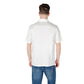 Armani Exchange White Cotton Polo Shirt Mens T-Shirt