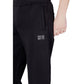 Armani Exchange Black Cotton Joggers (Workout Pants)