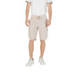 Hugo Boss Beige Polyester Bermuda Shorts Mens Shorts