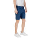 Hugo Boss Blue Cotton Bermuda Shorts Mens Shorts