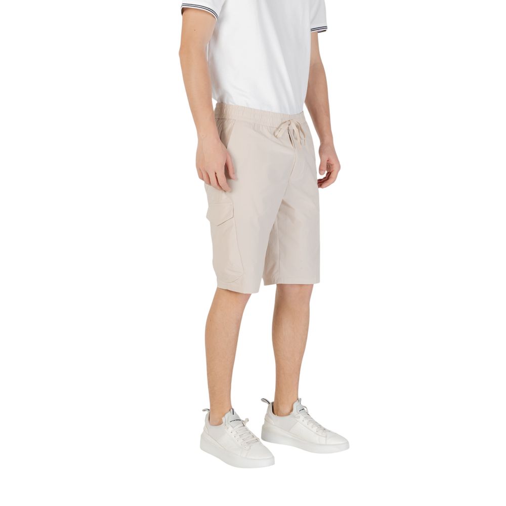 Hugo Boss Beige Polyester Bermuda Shorts Mens Shorts