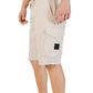 Hugo Boss Beige Polyester Bermuda Shorts Mens Shorts