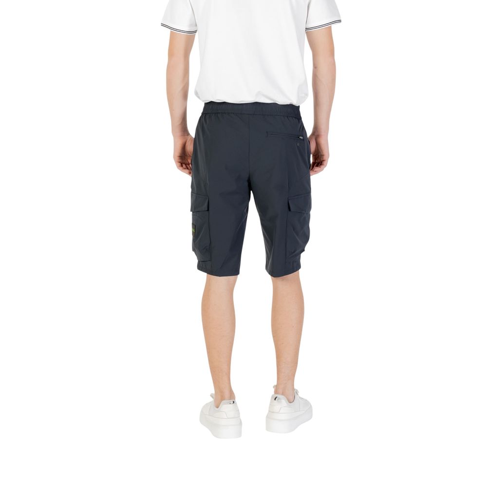 Hugo Boss Blue Polyester Bermuda Shorts Mens Shorts