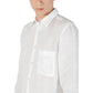 Hugo Boss White Linen Dress Shirt