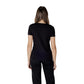 EA7 Emporio Armani Black Cotton T-Shirt