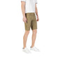Jeckerson Green Cotton Bermuda Shorts Mens Shorts