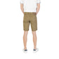 Jeckerson Green Cotton Bermuda Shorts Mens Shorts