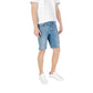 Jeckerson Light Blue Cotton Bermuda Shorts Mens Shorts