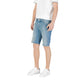 Jeckerson Light Blue Cotton Bermuda Shorts Mens Shorts