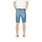 Jeckerson Light Blue Cotton Bermuda Shorts Mens Shorts