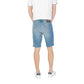 Jeckerson Light Blue Cotton Bermuda Shorts Mens Shorts