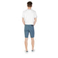 Jeckerson Blue Cotton Bermuda Shorts Mens Shorts