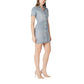 Morgan De Toi Blue Cotton Midi