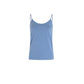 Morgan De Toi Blue Cotton Tank Top