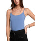 Morgan De Toi Blue Cotton Tank Top