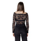 Morgan De Toi Black Polyamide Long Sleeve