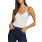 Morgan De Toi Cream Viscose Tank Top