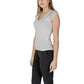 Morgan De Toi White Recycled Polyester Tank Top