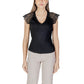 Morgan De Toi Black Recycled Polyester Tank Top