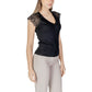 Morgan De Toi Black Recycled Polyester Tank Top