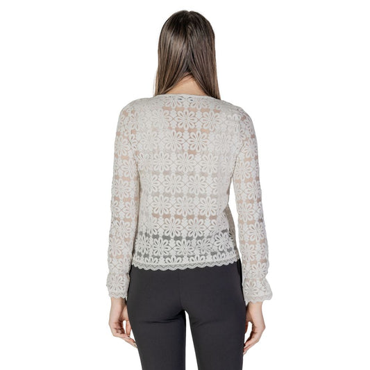 Morgan De Toi Cream Polyamide Long Sleeve