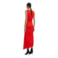 Desigual Red Viscose Long Dress