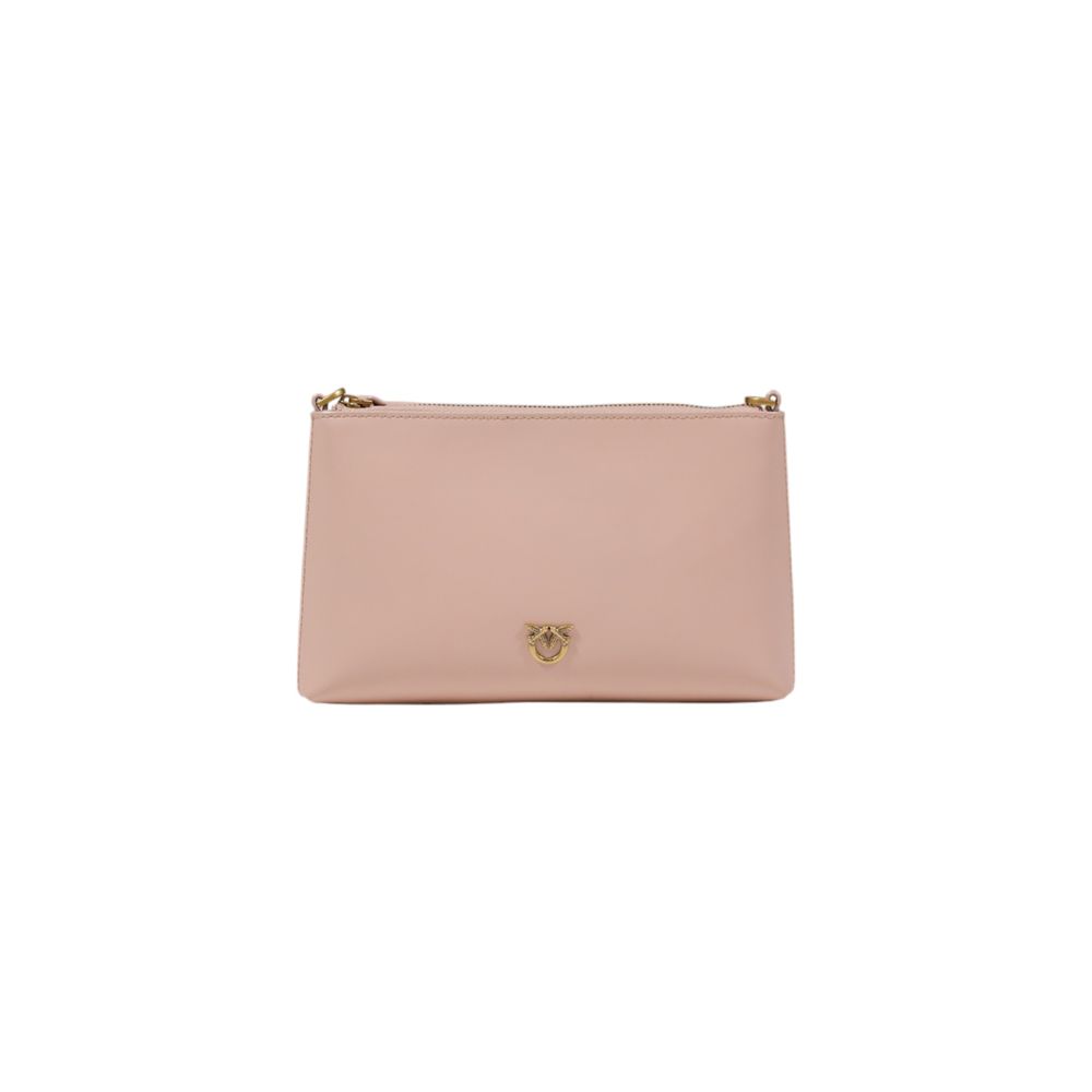 PINKO Pink Leather Clutch Bag Womens Clutch Bag
