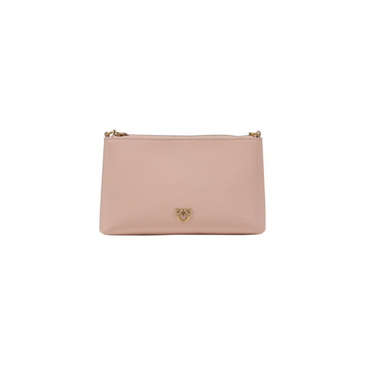 PINKO Pink Leather Clutch Bag Womens Clutch Bag