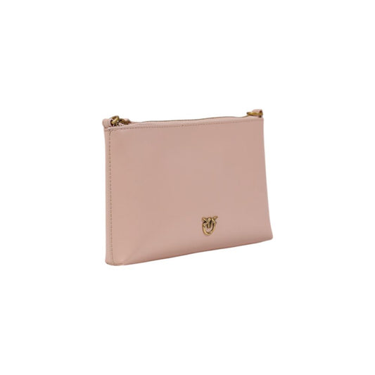 PINKO Pink Leather Clutch Bag Womens Clutch Bag