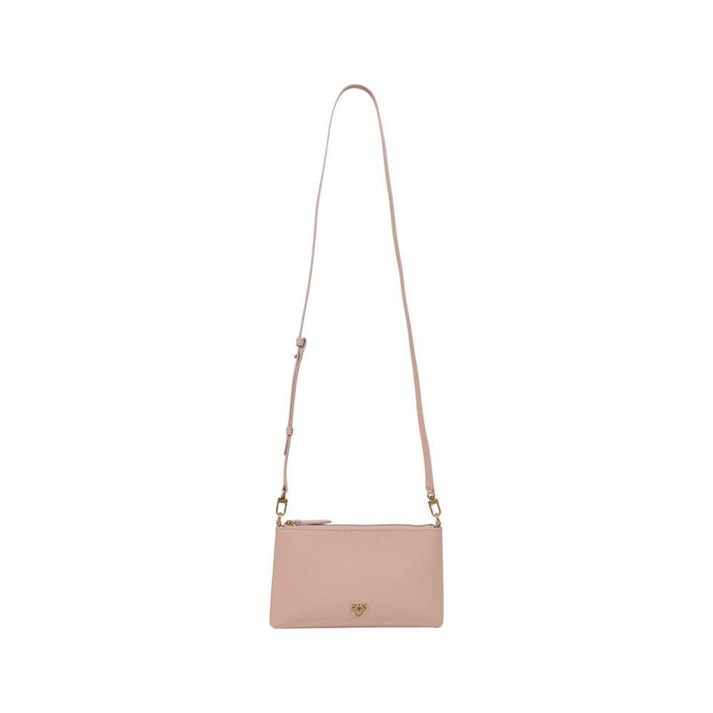 PINKO Pink Leather Clutch Bag Womens Clutch Bag