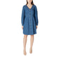 ICHI Blue Cotton Short