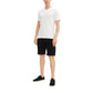 Calvin Klein Jeans Black Cotton Bermuda Shorts Mens Shorts