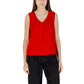 Only Red Recycled Polyester Tank Top