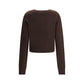 Petar Petrov Brown Fleece Wool Cashmere Sweater