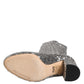 Dolce & Gabbana Silver Sequins Glitter High Heel Boot Shoes