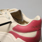 Dolce & Gabbana White Pink Leather Daymaster Sneakers Shoes