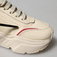Dolce & Gabbana White Pink Leather Daymaster Sneakers Shoes