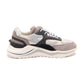 D.A.T.E Beige Leather Sneaker