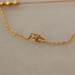 Dolce & Gabbana Gold Tone 925 Sterling Silver Crystal Chain Brooch Womens Brooch
