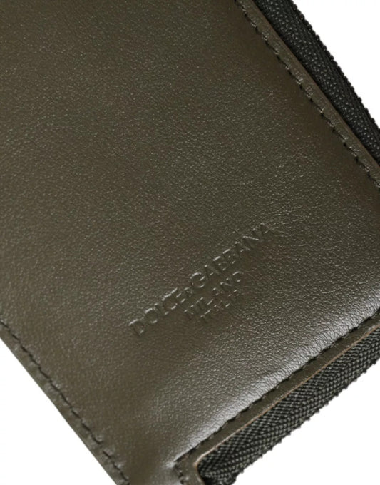 Dolce & Gabbana Multicolor Calfskin Leather Logo Card Holder Women Wallet Womens Wallet