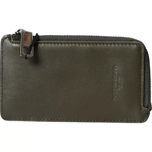 Dolce & Gabbana Multicolor Calfskin Leather Logo Card Holder Women Wallet Womens Wallet