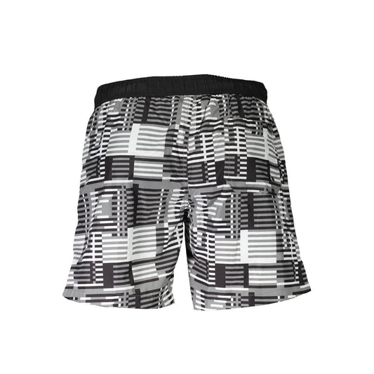 Karl Lagerfeld Black Polyester Men's Swim Boxer