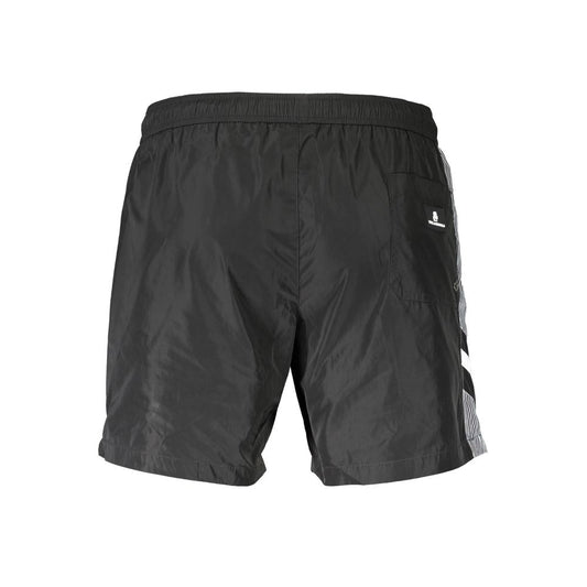 Karl Lagerfeld Black Polyester Shorts