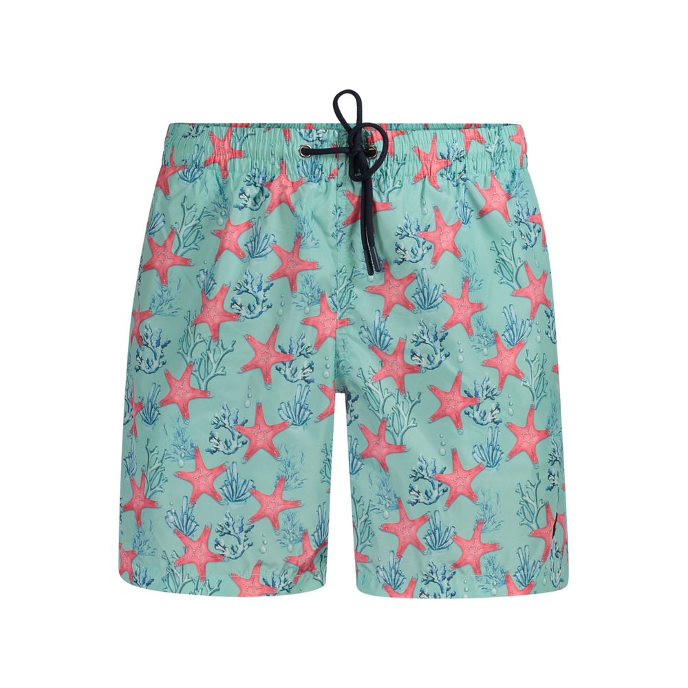 Norway 1963 Blue Polyester Swimwear Mens Swim