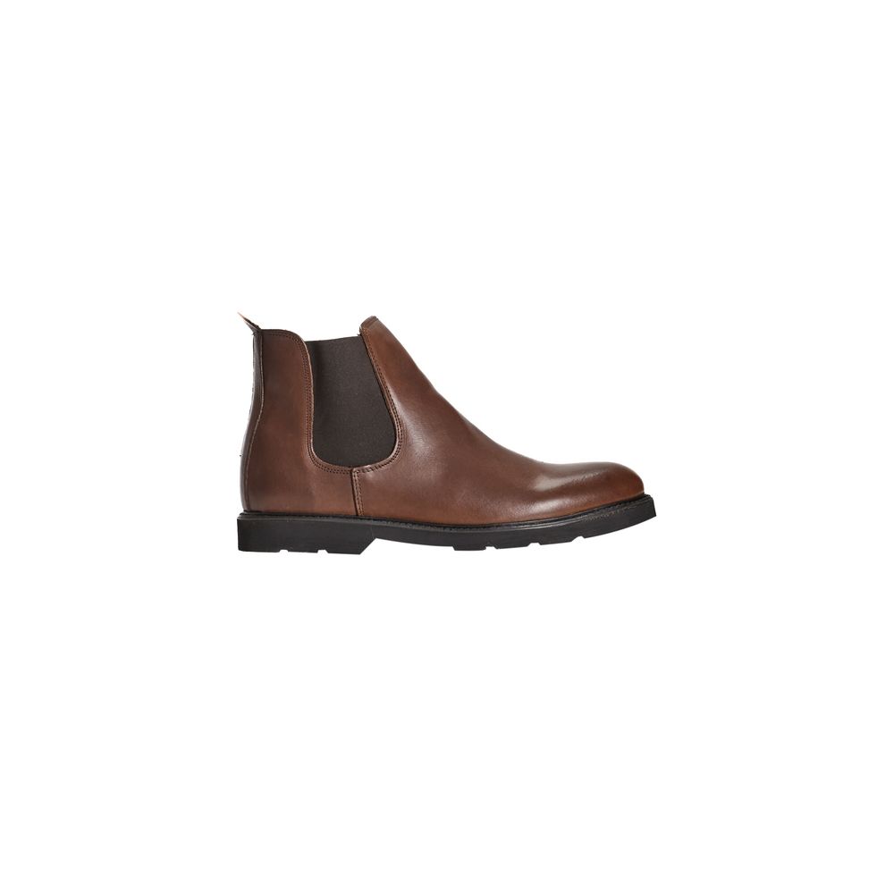 Roberto Pepe Luxury Brown Calfskin Boot