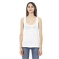 Just Cavalli White Viscose Tank Top