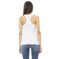 Just Cavalli White Viscose Tank Top